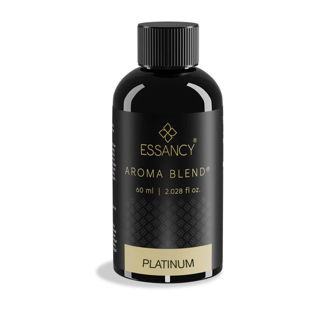 Essancy Aroma Blend Platinum bottle on a white background
