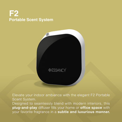 F2 Portable Scent System by Essancy on a green background