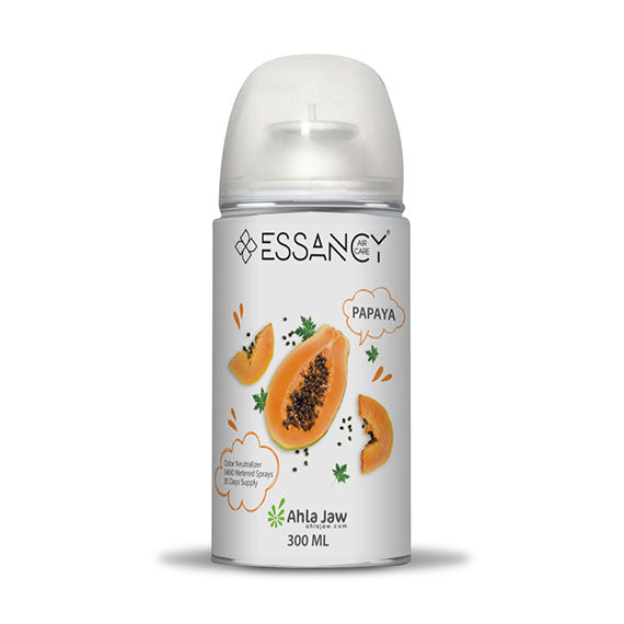 Essancy Papaya skincare product on a white background